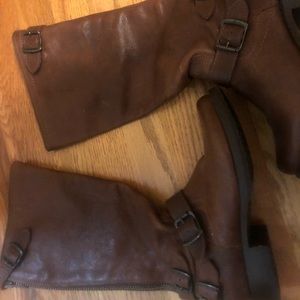 Frye Leather Boots, Brown, Women’s Size 6, New